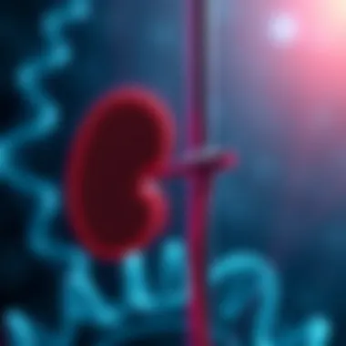 Genetic Factors in Kidney Health Graphic showing genetic factors influencing kidney health in diabetes