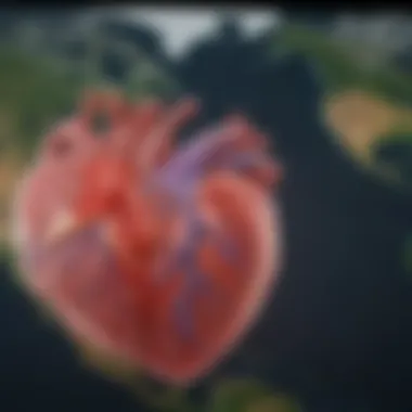Mapping Heart Disease Prevalence Worldwide Global map highlighting heart disease prevalence