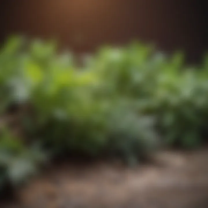 A selection of herbs known for their anti-inflammatory properties.