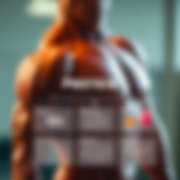 Protein's Role in Muscle Development An infographic illustrating the benefits of protein for muscle growth and recovery