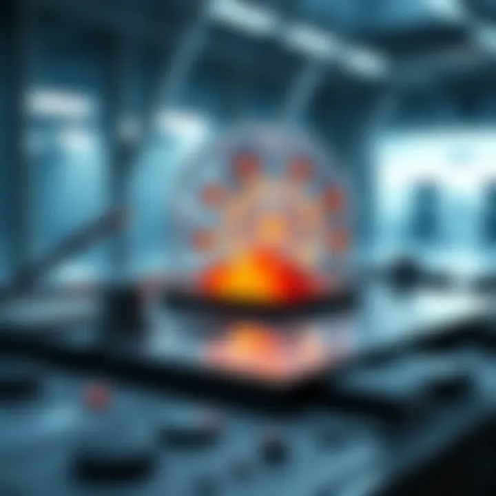 Theoretical model showcasing higher energy phenomena across disciplines