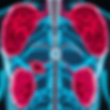 Illustration depicting hormone therapy mechanisms