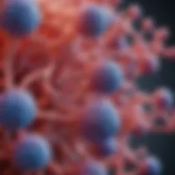Illustration depicting the structural features of Immunoglobulin A
