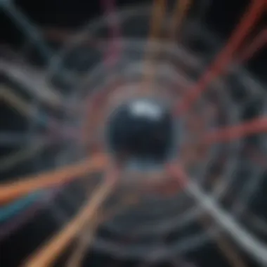 Interdisciplinary Connections in Science An abstract visualization of interdisciplinary connections in science.