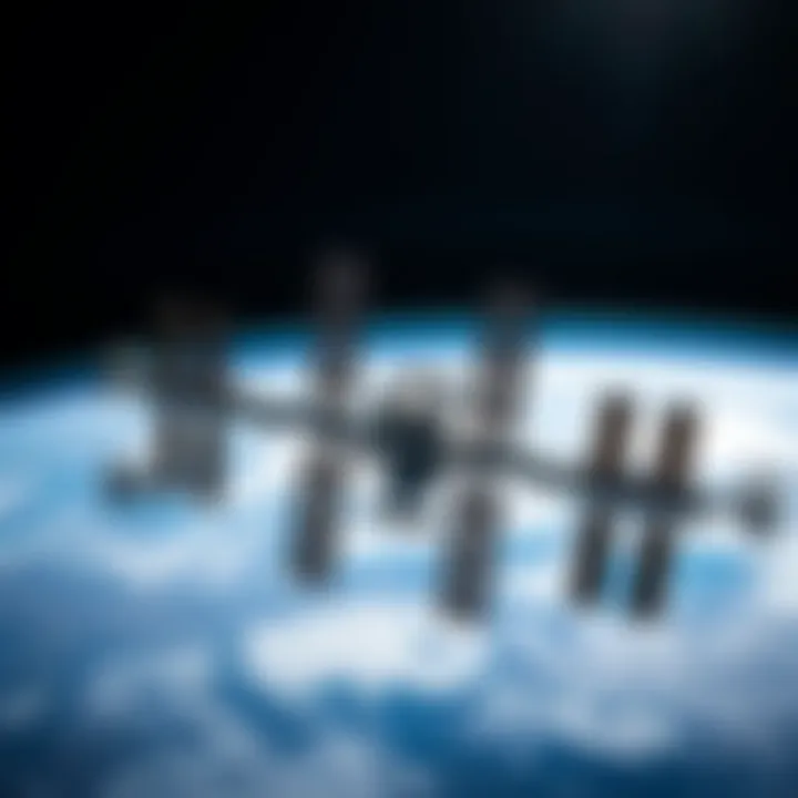 A graphical representation of international collaboration in the ISS project.