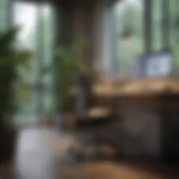 An inclusive workspace with adaptive equipment for diverse needs