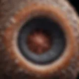 Microscopic view of lentigo maligna melanoma