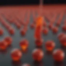 Illustration of leukemia markers in blood samples
