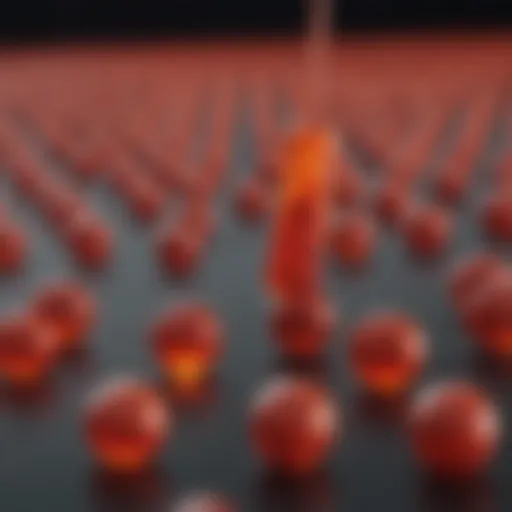 Illustration of leukemia markers in blood samples
