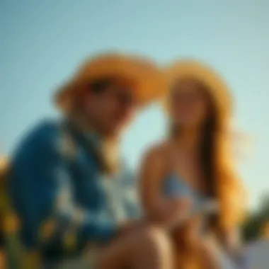 Healthy lifestyle choices represented through outdoor activities in the sun