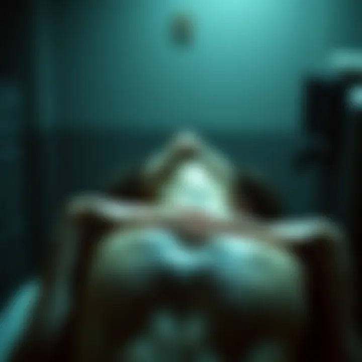 Illustration depicting the physical consequences of anorexia nervosa