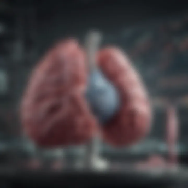 An infographic illustrating the financial dynamics and investments involved in lung cancer treatment advancements.