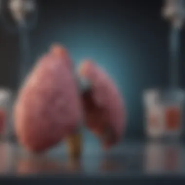 Lung Cancer Treatment Options A scenario showing diverse treatment options available for lung cancer patients, emphasizing accessibility.
