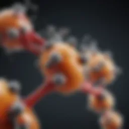Molecular structure of metformin illustrating its chemical properties