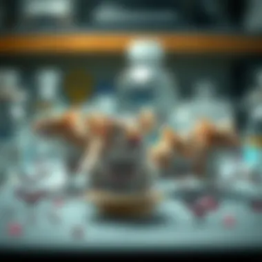 Diverse types of antibodies sourced from mice in a laboratory setting