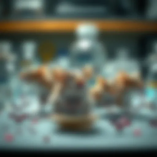 Diverse types of antibodies sourced from mice in a laboratory setting