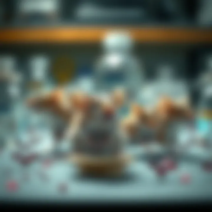 Diverse types of antibodies sourced from mice in a laboratory setting