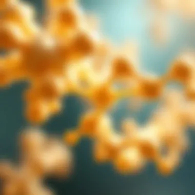 Molecular structure of casein protein