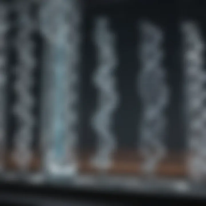 Illustration of DNA extraction techniques