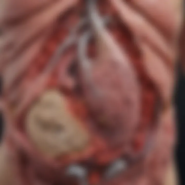 Illustration depicting the anatomy of the pancreas