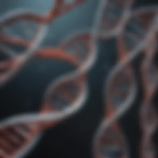 A vibrant illustration of DNA strands highlighting genetic research