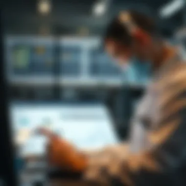 Data Analysis in Observational Research A researcher analyzing data from an observational study