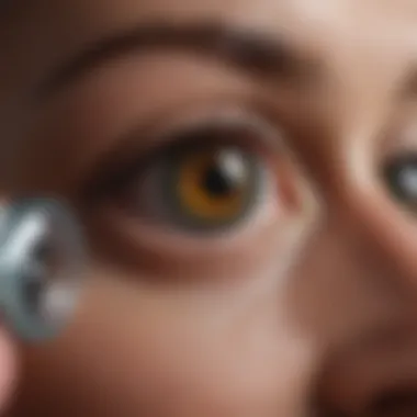 Cataract Lens Removal Process Visual representation of cataract lens removal