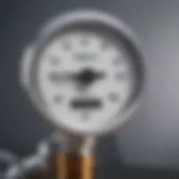 Detailed view of the Piko Peak Flow Meter showcasing its design and components