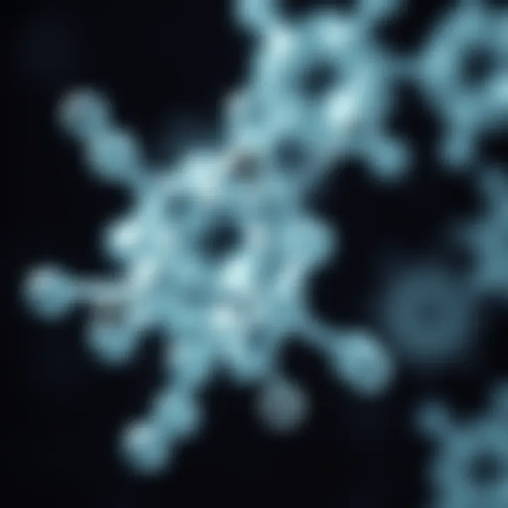 Chemical structure of polyox showcasing its intricate molecular design