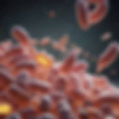 Probiotics and Gut Health Benefits Illustration of gut health benefits attributed to probiotics