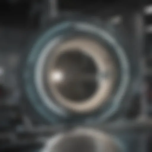 Detailed visualization of radiation therapy equipment used in oncology