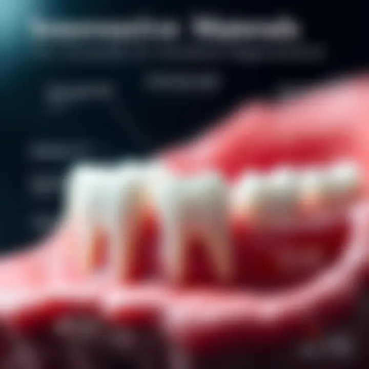 Innovative Materials for Enamel Regeneration Infographic showcasing innovative materials for enamel regeneration