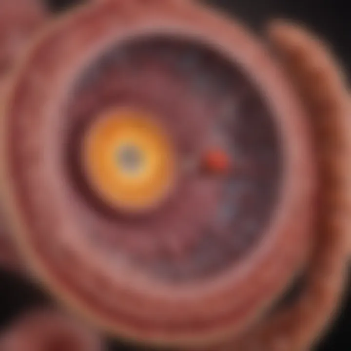 Diagram depicting the regulation of gastric motility