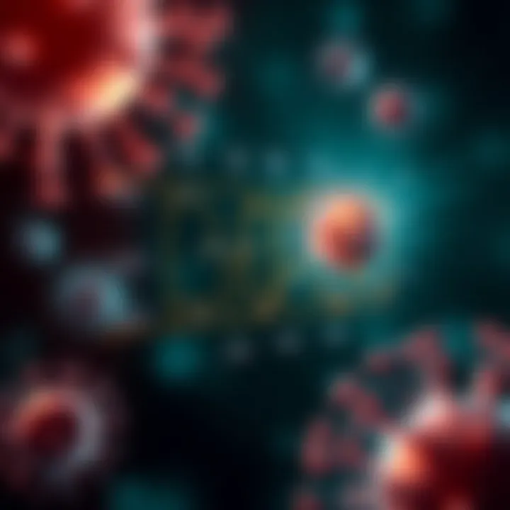 Graphical representation of signaling pathways activated by CD3E antibodies