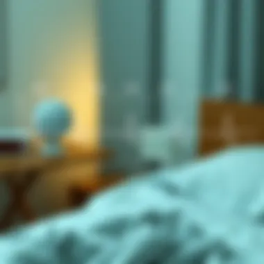 An illustrative diagram showing different sleep stages and their corresponding heart rate patterns.