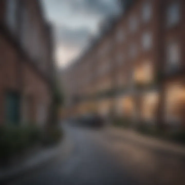 A detailed chart illustrating current housing market trends in London.