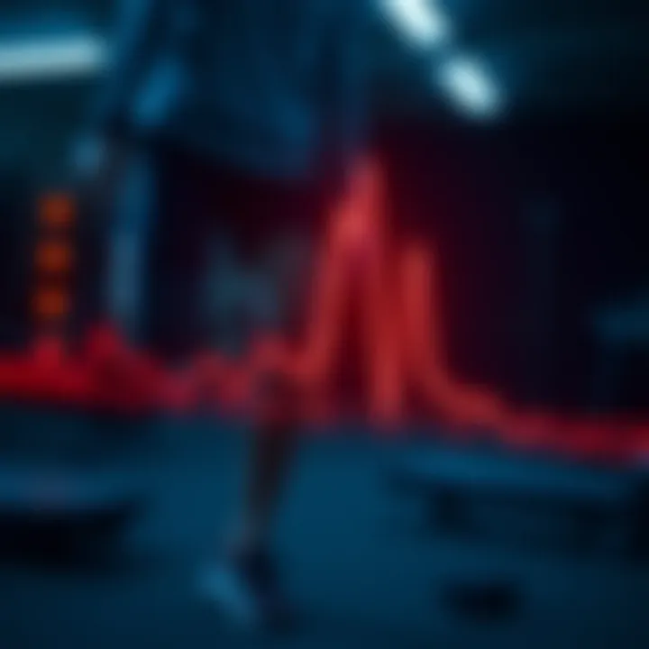 Visual representation of exercise effects on glucagon levels