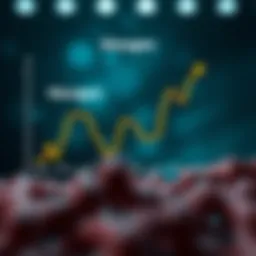 Graph depicting glucagon's role in glucose metabolism