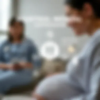 Factors Influencing Maternal Mental Health Infographic illustrating factors influencing maternal mental health