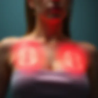 Visual representation of tamoxifen's side effects