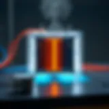 Illustration of the thermoelectric effect demonstrating Peltier cooling