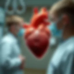 Illustration depicting the complexity of terminal heart conditions