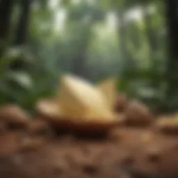 Wild cocoa butter extraction in a lush environment