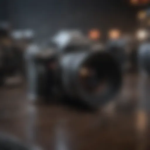 An array of different camera types showcasing their unique designs and features