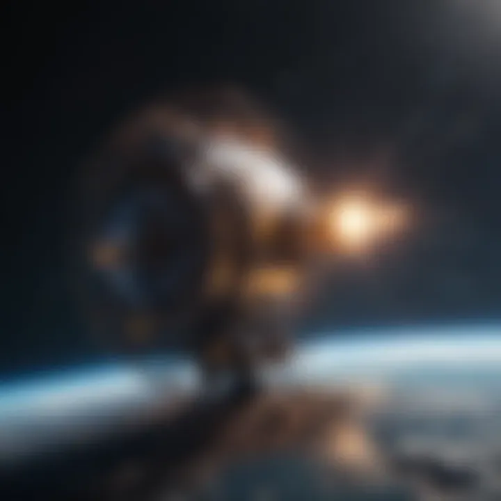 Visualization of energy transmission from solar satellites to Earth