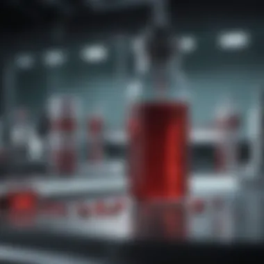 Future Trends in Blood Testing Technology Futuristic concept of blood testing technology representing future trends in healthcare