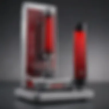 Innovative Design of Blood Testing Technology Sleek design of a modern blood testing machine showcasing advanced technology