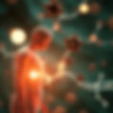 Connection Between Microbiome and Health Visual representation of the relationship between the microbiome and human health