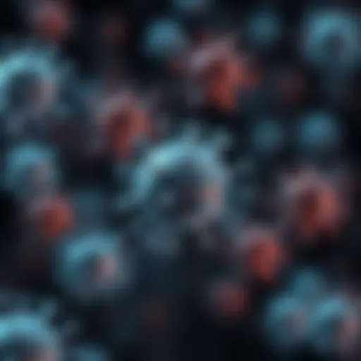 Visual representation of the immune system changes during pregnancy