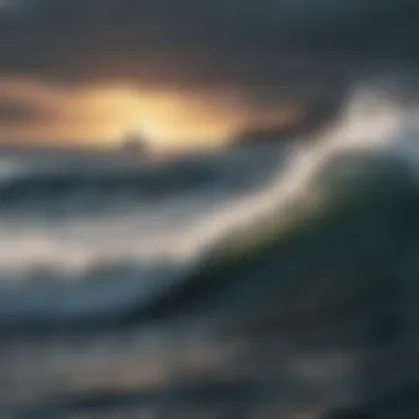 Trends in Ocean Noise Pollution Graph illustrating rising levels of ocean noise